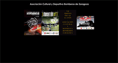 Desktop Screenshot of bomberoszaragoza.es